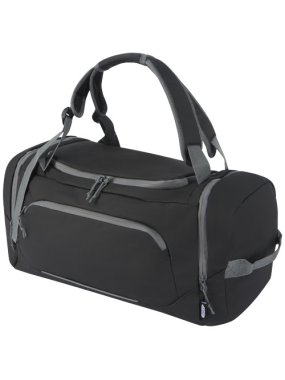 GRS recyklovaný voděodolný batoh Aqua, 35 l > čierna (solid)
