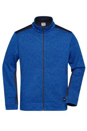 Pánska pracovná bunda(DAIBER Mens Work Fleece Jacket)>modrá(royal melange)/modrá(navy)>XS