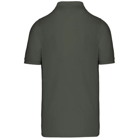 Pánska polokošeľa (KARIBAN Mens Short Sleeve Pique Polo Shirt ) > zelená (dark khaki) > S