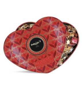 Large Red Heart Tin | Assorted dark & milk chocolates 180 g Maxim’s