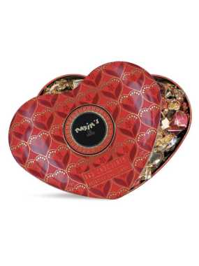 Large Red Heart Tin | Assorted dark & milk chocolates 180 g Maxim’s