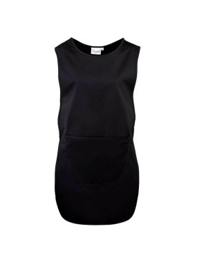 Dámske tričko (PREMIER WOMENS LONG POCKET TABARD) > čierna > L