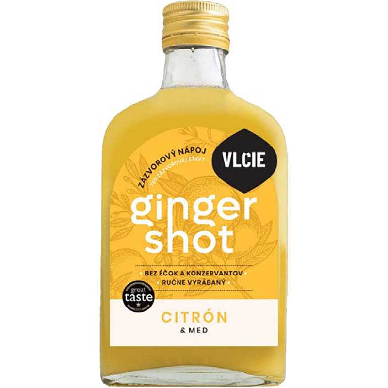 Ginger shot citrón & med 200ml