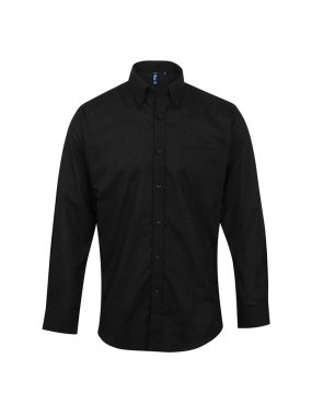 Pánska košeľa (PREMIER MEN’S SIGNATURE OXFORD LONG SLEEVE SHIRT) > čierna > 2XL/3XL