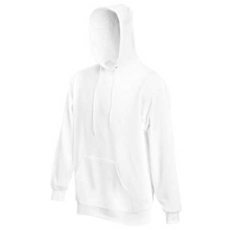 Pánska mikina (FRUIT OF THE LOOM Hooded Sweat ) > biela > XL