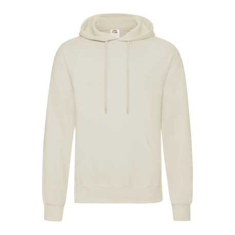 Pánska mikina (FRUIT OF THE LOOM Hooded Sweat ) > prírodná > S