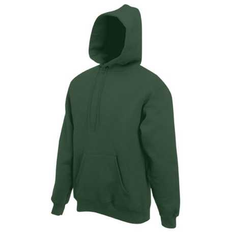 Pánska mikina (FRUIT OF THE LOOM Hooded Sweat ) > zelená (bottle) > S
