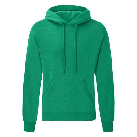 Pánska mikina (FRUIT OF THE LOOM Hooded Sweat ) > zelená (heather) > S