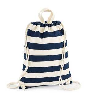 Vak so šnúrkami (WM Nautical Gymsac) > béžová (natural) / modrá (navy)