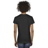 Dámske tričko (GILDAN PREMIUM COTTON LADIES V-NECK T-SHIRT) > čierna > S