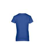 Dámske tričko (GILDAN PREMIUM COTTON LADIES V-NECK T-SHIRT) > modrá (royal) > XL