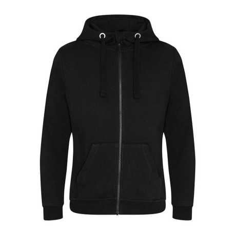 Unisex mikina (Just Hoods GRADUATE HEAVYWEIGHT ZOODIE) > čierna (jet) > 3XL