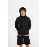 Unisex mikina (Just Hoods GRADUATE HEAVYWEIGHT ZOODIE) > čierna (jet) > 3XL