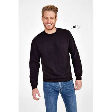 Unisex mikina (SOLS NEW SUPREME UNISEX SWEAT-SHIRT) > čierna > 2XL