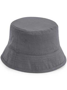 Unisex klobúk (Beechfield Organic Cotton Bucket Hat) > šedá (graphite) > S/M
