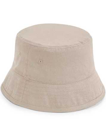 Unisex klobúk (Beechfield Organic Cotton Bucket Hat) > hnedá (sand) > L/XL
