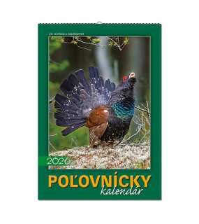 Nástenný kalendár (Poľovnícky kalendár 2026) - 34 x 48,5 cm