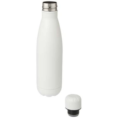 Nerezová termo láhev o objemu 500 ml s vakuovou izolací Cove>biela