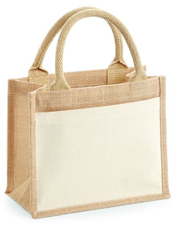 Nákupná taška (WM Cotton Pocket Jute Gift Bag) > béžová (natural)
