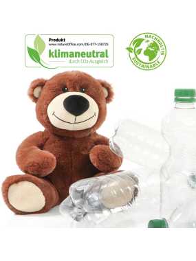 Plyšová hračka (MBW RecycleBear Nature) > hnedá > M