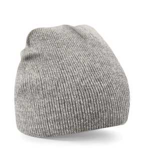 Unisex čiapka (Beechfield Original Pull-On Beanie) > šedá (heather)