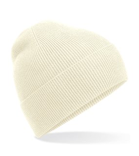 Unisex čiapka (Beechfield Organic Cotton Fine Knit Beanie) > hnedá (sand)