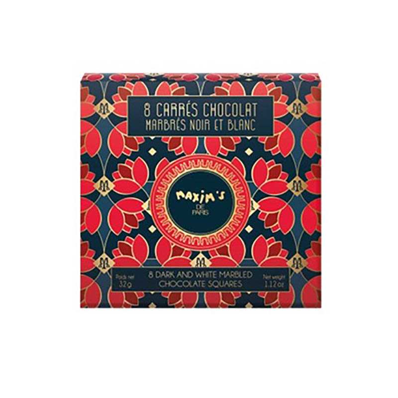 Gift-pack 8 marble chocolate squares 32 g Maxim’s