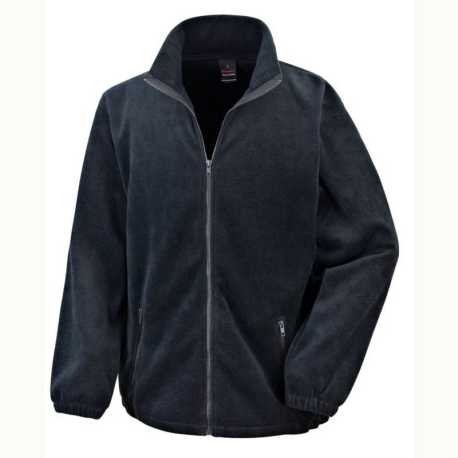 Pánska bunda (RESULT Core Fashion Fit Outdoor Fleece) > čierna > L