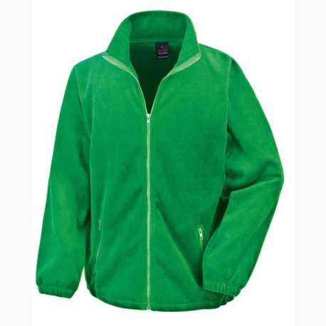 Pánska bunda (RESULT Core Fashion Fit Outdoor Fleece) > zelená (vivid) > S