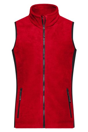 Dámska pracovná vesta(DAIBER Ladies Workwear Fleece Vest) > červená / čierna > XS