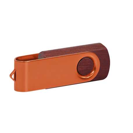 USB flash pamäť 2.0 > červená (mahogany) / oranžová > 16GB