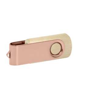 USB flash pamäť 2.0 > hnedá (light) / zlatá (rose) > 64GB