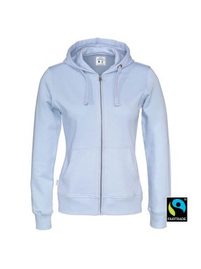 Dámska mikina (COTTOVER FULL ZIP HOOD LADY) > modrá (sky) > M
