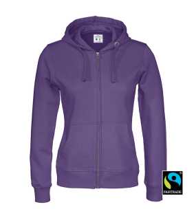 Dámska mikina (COTTOVER FULL ZIP HOOD LADY) > fialová > L