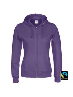 Dámska mikina (COTTOVER FULL ZIP HOOD LADY) > fialová > L