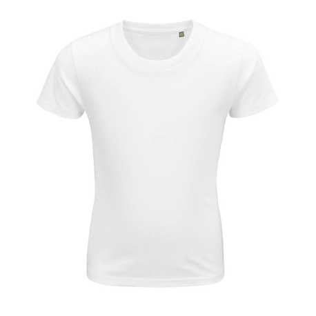 Detské tričko (SOL'S PIONEER - KIDS’ ROUND-NECK FITTED JERSEY T-SHIRT) > biela > 12A