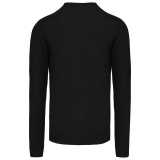 Pánsky sveter (KARIBAN MENS V-NECK JUMPER) > čierna > XL