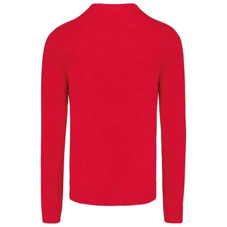 Pánsky sveter (KARIBAN MENS V-NECK JUMPER) > červená > 2XL