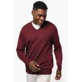 Pánsky sveter (KARIBAN MENS V-NECK JUMPER) > modrá (light royal) > 2XL