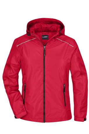 Dámska bunda (DAIBER Ladies Rain Jacket) > červená / čierna > 2XL