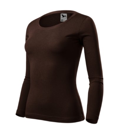 Dámske tričko (MALFINI Fit-T LS) > hnedá (kávová) > XS