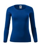 Dámske tričko (MALFINI Fit-T LS) > modrá (kráľovská) > XS