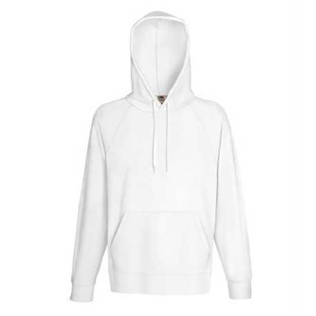 Pánska mikina (Fruit of the Loom-LW HOODED SWEAT) > biela > S