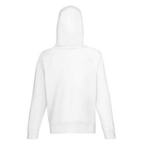 Pánska mikina (Fruit of the Loom-LW HOODED SWEAT) > biela > S