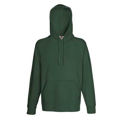 Pánska mikina (Fruit of the Loom-LW HOODED SWEAT) > zelená (bootle) > S