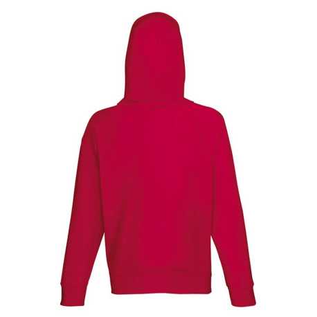 Pánska mikina (Fruit of the Loom-LW HOODED SWEAT) > červená > M