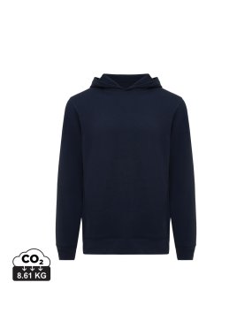 Mikina s bočnými vreckami Iqoniq Yengo z rec. bavlny > modrá (navy) > 3XL