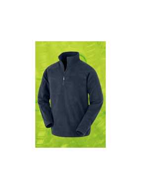 Unisex mikina (RESULT Recycled Microfleece Top) > modrá (navy) > L