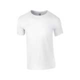 Unisex tričko (GILDAN SOFTSTYLE ADULT T-SHIRT) > biela > S