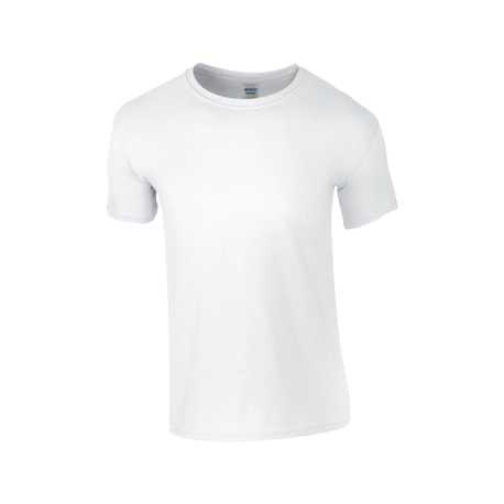 Unisex tričko (GILDAN SOFTSTYLE ADULT T-SHIRT) > biela > S
